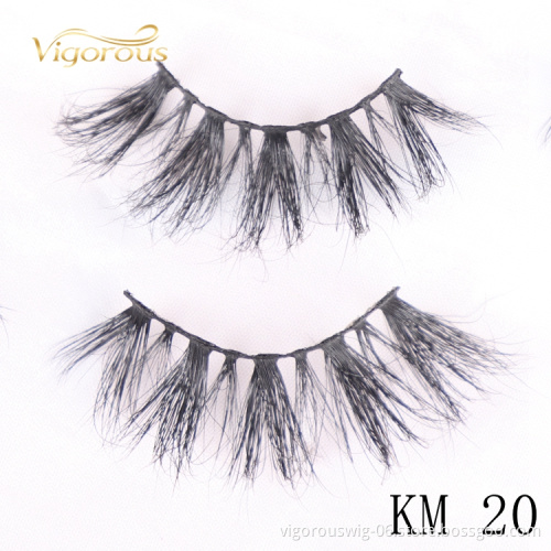 OEM & ODM Private Label Material Hand-made 25 mm 3D Mink Eye Lashes Available Free Sample 100% Natural Eyelashes